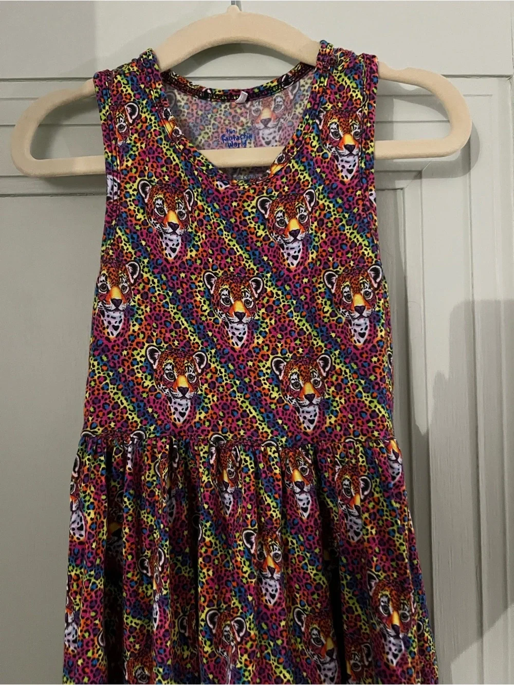 Lisa Frank x Posh Peanut Toddler Girl Swing Dress Sleeveless 3T-4T